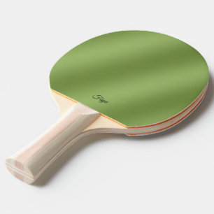 Modernes niedliches Tiefengrün-Wellenmuster Tischtennis Schläger