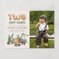 Modernes Niedliches Zwei-Happy Camper Foto 2. Gebu