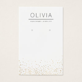 Modernes Ohrring-Display für Goldschmuck-Glitzer