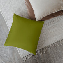 Modernes Olive-Green-Throw-Kissen aus dem Mittelal