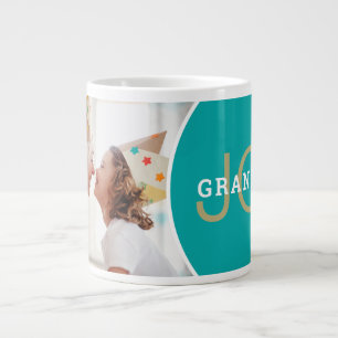 Modernes Oma-Freuden-Foto Jumbo-Tasse