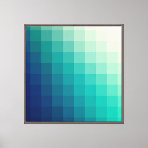 Modernes Ombre Design Leinwanddruck