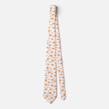 Modernes Orange & White Camel Muster