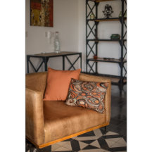 Modernes, orangefarbenes Abstraktes Muster