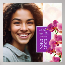 Modernes Orchids Foto Poster