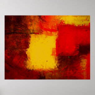 Modernes Orientales Abstraktes Kunstwerk Poster dr