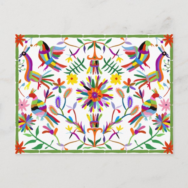 Modernes osmanisches Design II Postkarte (Vorderseite)