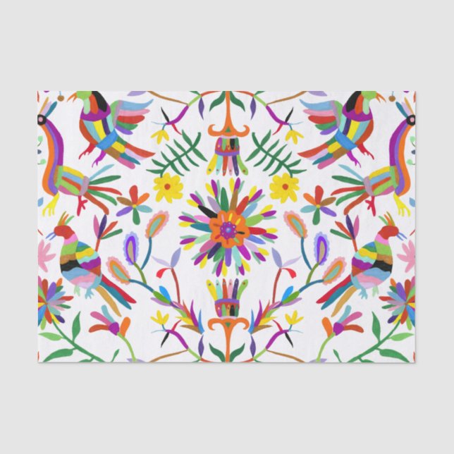 Modernes osmanisches Design II Seidenpapier (Vorderseite)