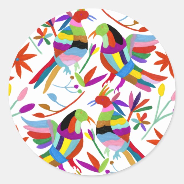 Modernes osmanisches Design III Runder Aufkleber (Vorderseite)