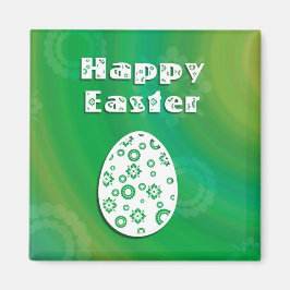 Modernes Ostereier Retro Papier Art Magnet