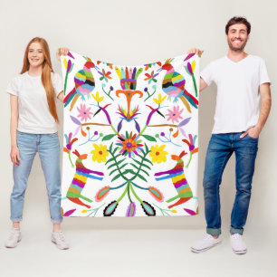 Modernes Otomi I Fleecedecke