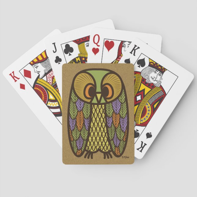Modernes Owl 2 des Mittelalters Spielkarten (Rückseite)
