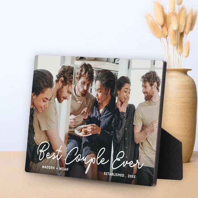 Modernes Paar 3 Foto Collage Bestes Paar je Fotoplatte (Von Creator hochgeladen)