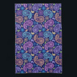 Modernes Paisley-Muster Geschirrtuch<br><div class="desc">Dieses moderne Design zeichnet sich durch ein elegantes Paisley-Muster aus. #paisley #abstrakt #modern #decorative #Zuhause #office #work #work #school #gifts #homedecor #decor #kitchen #towels #Ethnic #verziert #floral #style #stylish #elegy #trendy #trendy #design #designer #fashion #modizable</div>