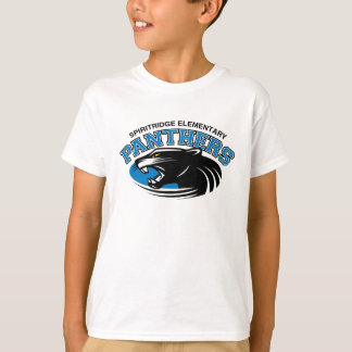 Modernes Panther-T-Shirt (weiß) T-Shirt