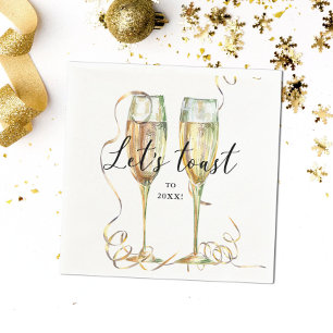 Modernes Party aus Neujahr - Napkin Serviette