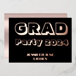 MODERNES PARTY FOLIENEINLADUNG