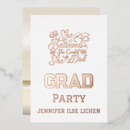 MODERNES PARTY FOLIENEINLADUNG