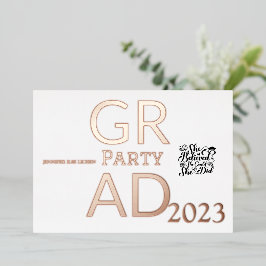 MODERNES PARTY FOLIENEINLADUNG