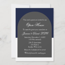 Modernes Party für Unternehmen der Marine Einladung