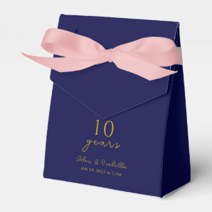 Modernes Party zum 10. Jahrestag der Hochzeit Geschenkschachtel