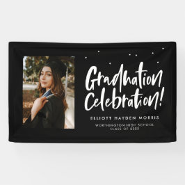 Modernes Party zur Feier des Abschlusses Banner