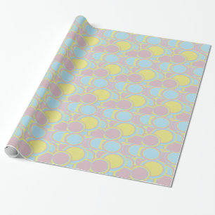 Modernes, pastelfarbenes Abstraktes Bild Geschenkpapier