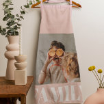 Modernes Pastell Pink-Foto Schürze<br><div class="desc">Modernes Pastell Pink-Foto</div>