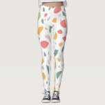 Modernes Pastellmuster Leggings<br><div class="desc">Pastellfarbene Terrazzo modernes Design. Vollständig anpassbar: Sie können die Farbmuster ändern, wenn Sie möchten.</div>