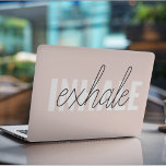 Modernes, pastellrosa, atemberaubendes Zitat HP Laptop-Aufkleber<br><div class="desc">Modernes,  pastellrosa,  atemberaubendes Zitat</div>