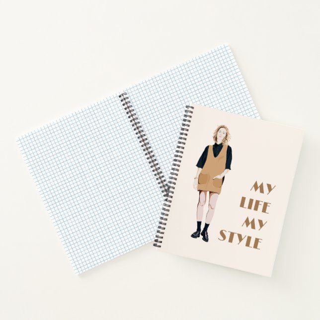 Modernes Personal Notizbuch (Innenseite)