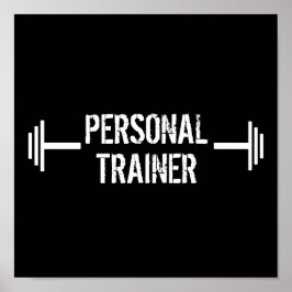 Modernes Personal Trainer Poster