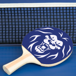 Modernes Personalisiertes Angry Lion Roaring Face  Tischtennis Schläger