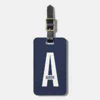 Modernes Personalisiertes Fettmonogramm und Name