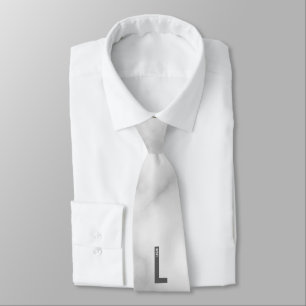 Modernes Personalisiertes Fettmonogramm und Name Krawatte