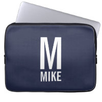 Modernes Personalisiertes Fettmonogramm und Name