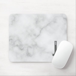Modernes Personalisiertes Fettmonogramm und Name Mousepad