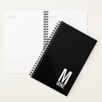 Modernes Personalisiertes Fettmonogramm und Name