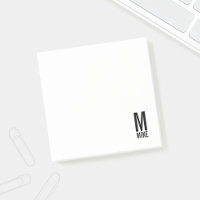Modernes Personalisiertes Fettmonogramm und Name