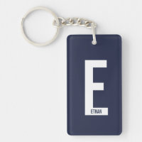 Modernes Personalisiertes Fettmonogramm und Name