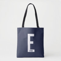 Modernes Personalisiertes Fettmonogramm und Name