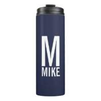 Modernes Personalisiertes Fettmonogramm und Name