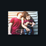 Modernes Personalisiertes Foto Leinwanddruck<br><div class="desc">Personalisieren Sie es mit Ihrem Hochzeitsdatum,  Familiennamen oder jedem beliebigen Text Ihrer Wahl für ein schönes und einzigartiges Stück Wandkunst.</div>