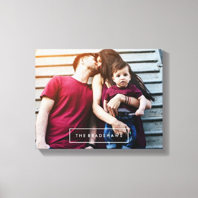 Modernes Personalisiertes Foto Leinwanddruck (Vorderseite)