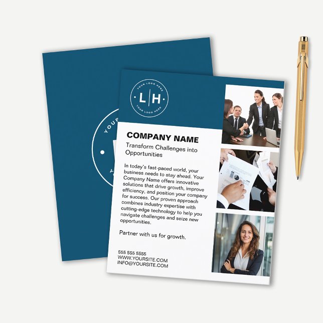 Modernes Personalisiertes Geschäft Flyer (Von Creator hochgeladen)