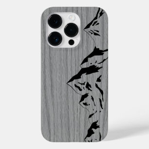 Modernes, personalisiertes Holz Case-Mate iPhone 14 Pro Hülle
