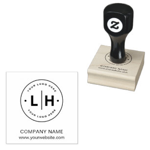 Modernes Personalisiertes Logo-Geschäft Gummistempel