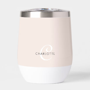 Modernes Personalisiertes Mit Monogramm Rosa