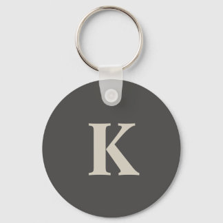 Modernes personalisiertes Mit Monogramm Schlüsselanhänger
