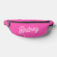 Modernes, Personalisiertes Monogramm mit Hot Pink 